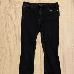 Gap Super High Rise Skinny Jeans, Dark Indigo